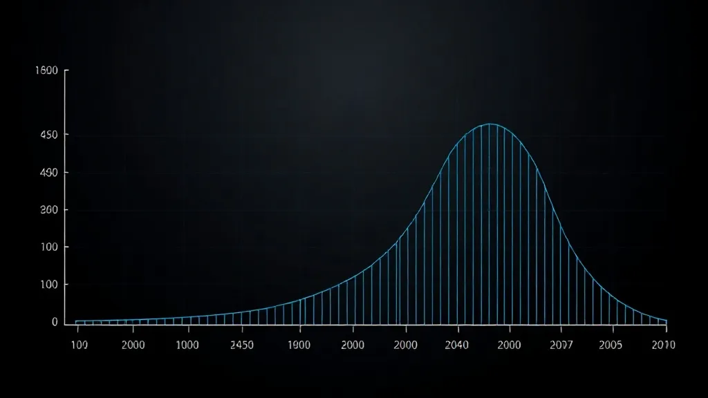 A technical chart showing probability distribution curves, b